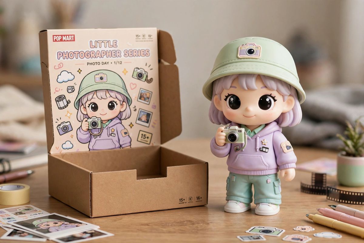 AI-generated example output for the 'Blind-Box Toy Figure AI Photo Prompt' prompt