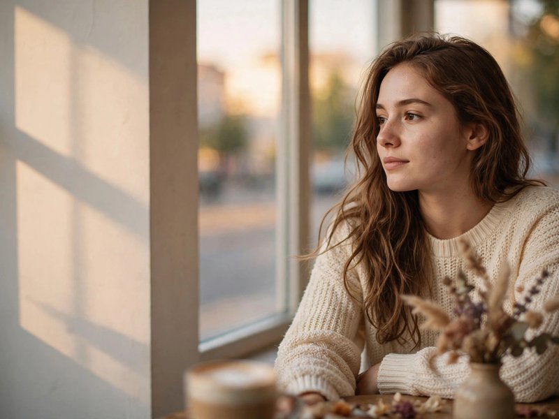 AI-generated example output for the 'Gemini AI Photo Prompt for Girls (Aesthetic Portrait)' prompt