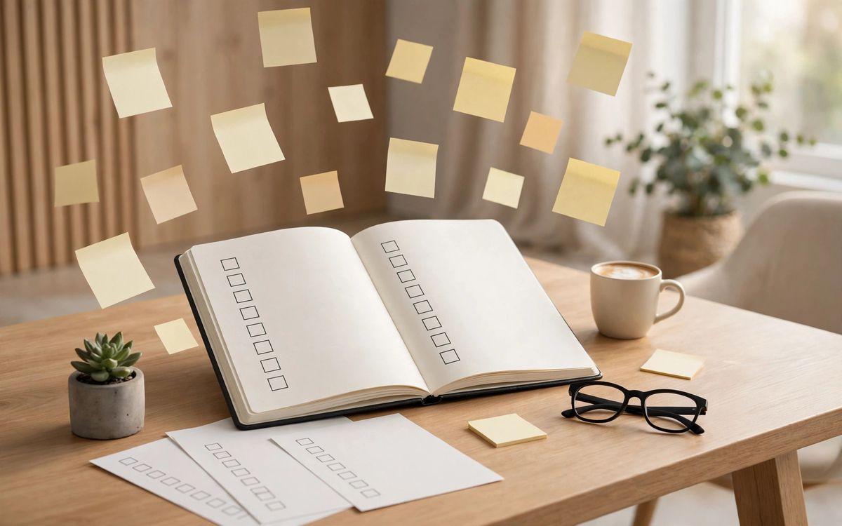 AI-generated example output for the 'Meeting Notes to Action Items' prompt