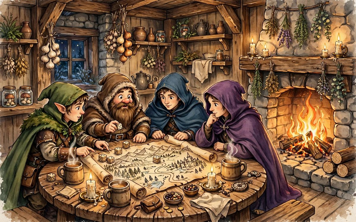 AI-generated example output for the 'Pocket Dungeon Master' prompt